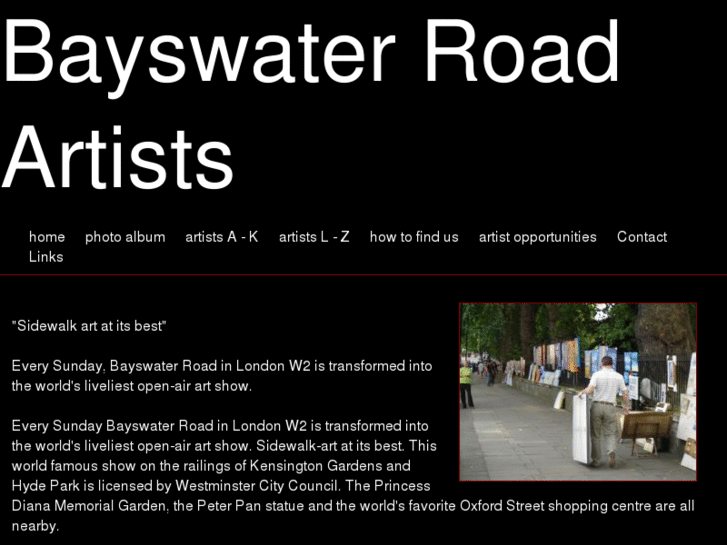 www.bayswater-road-artists.co.uk