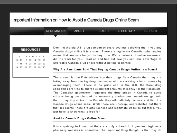 www.canadadrugsonlinescam.com