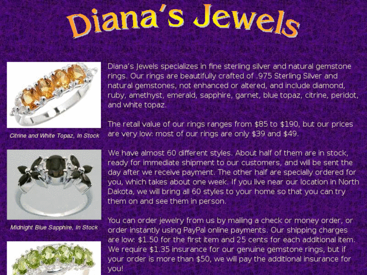 www.dianasjewels.com