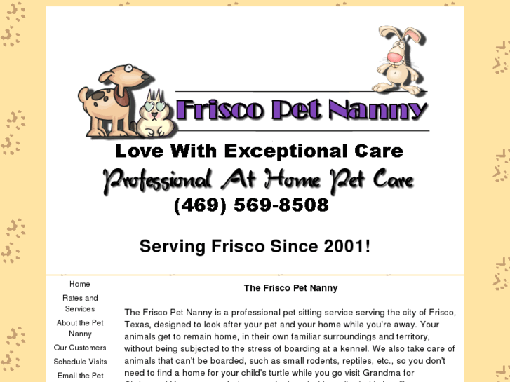 www.friscopetnanny.com