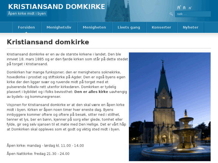 www.kristiansanddomkirke.no