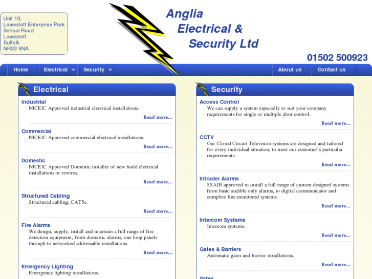 www.angliaelectricalandsecurity.com