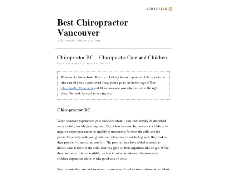 www.chiropractor-vancouver.org