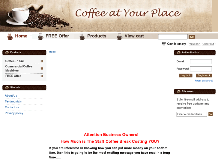 www.coffeeatyourplace.com