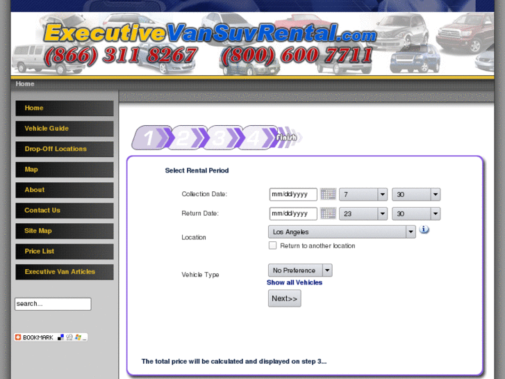www.executivevansuvrental.com