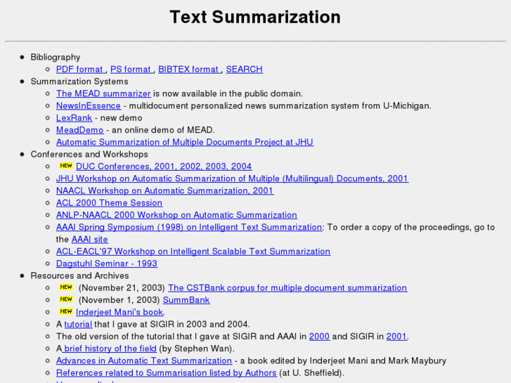 www.summarization.com