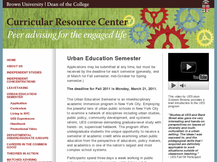 www.urbanedsemester.org