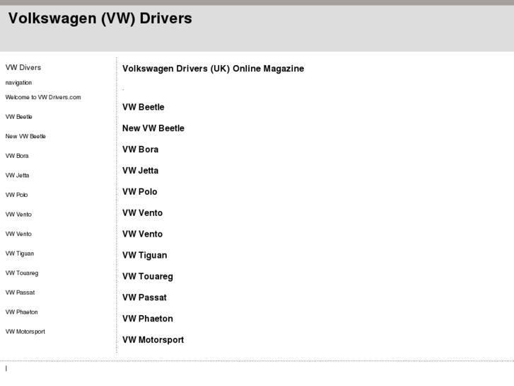 www.vwdrivers.com