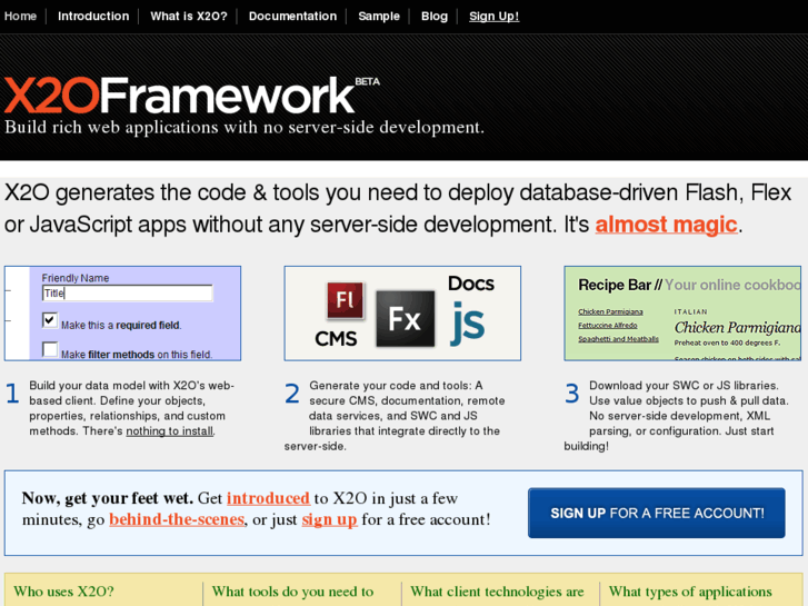 www.x2oframework.net