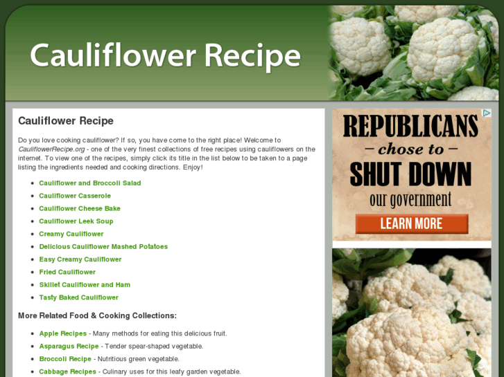 www.cauliflowerrecipe.org