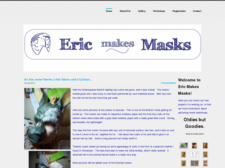 www.ericmakesmasks.com