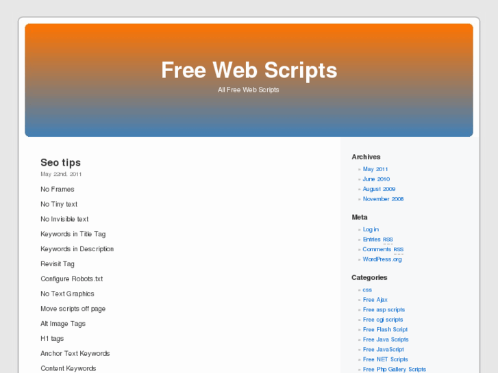 www.freewebscripts.org