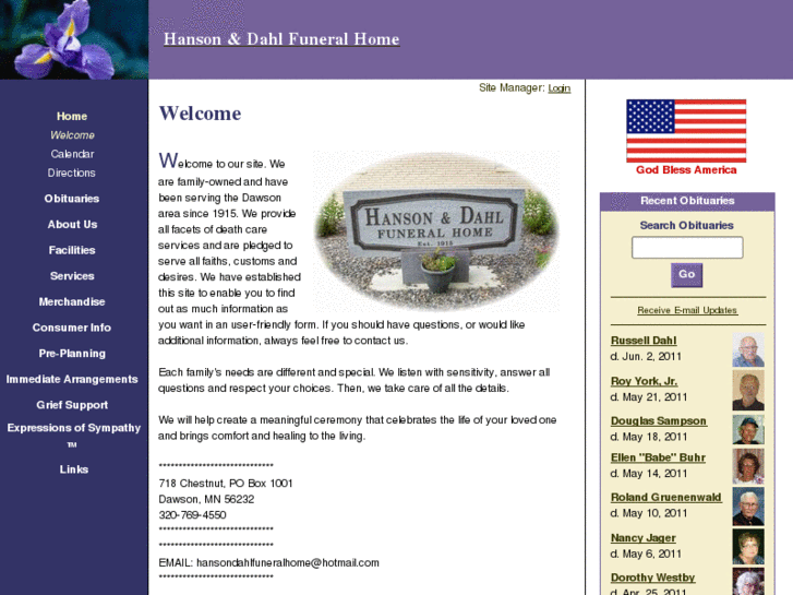 www.hansondahlfuneralhome.com