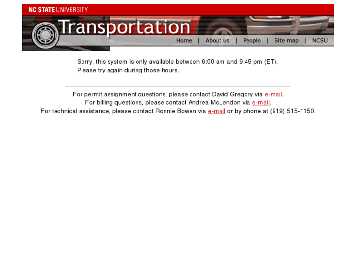 www.ncsutransportation.net