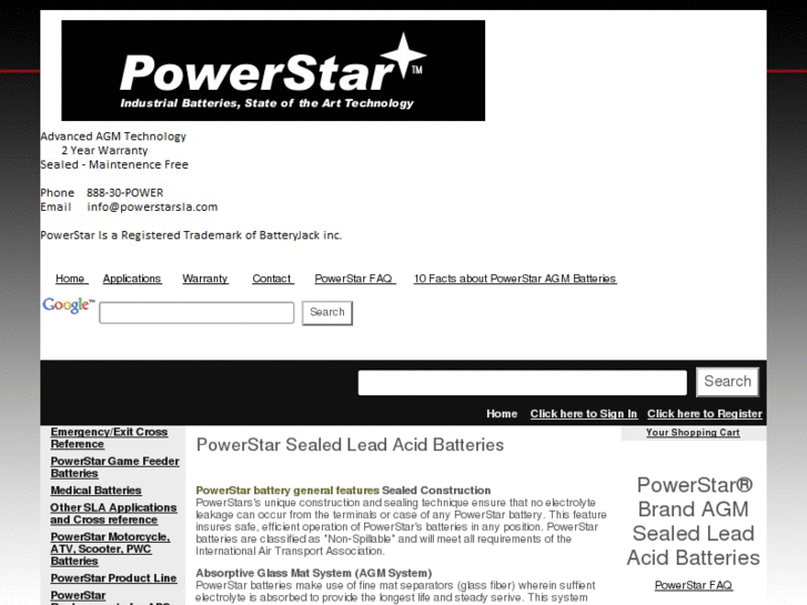 www.powerstarslabatteries.com