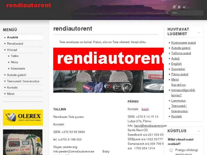 www.rendiautorent.ee