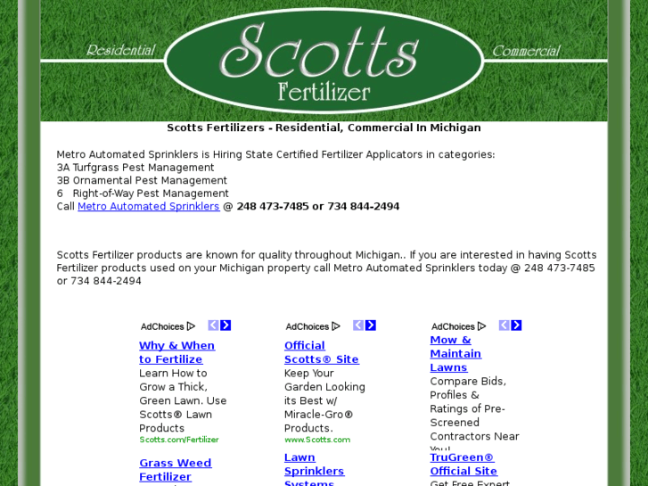 www.scottsfertilizers.com