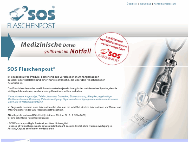 www.sos-flaschenpost.com