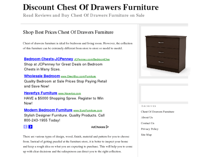 www.chestofdrawersfurniture.org