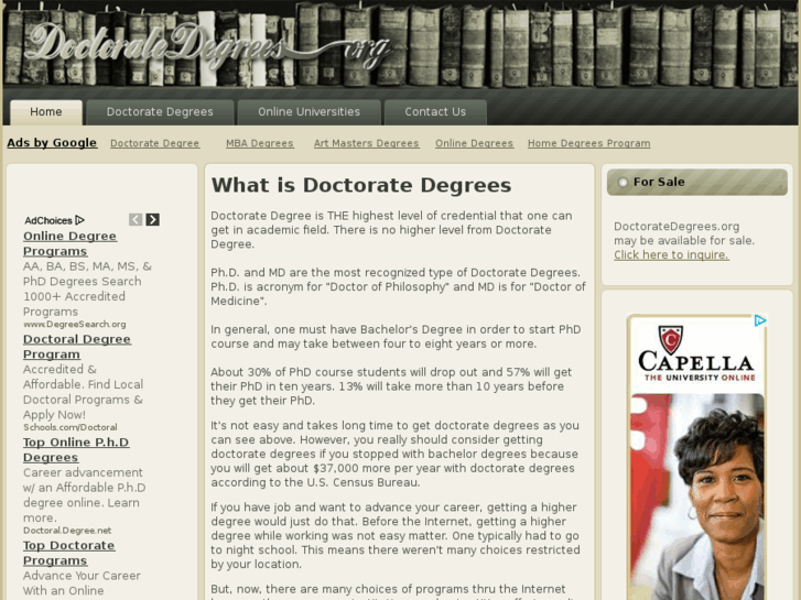 www.doctoratedegrees.org