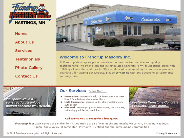 www.frandrupmasonry.com