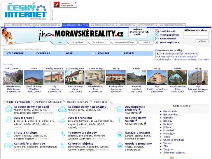 www.jihomoravskereality.cz