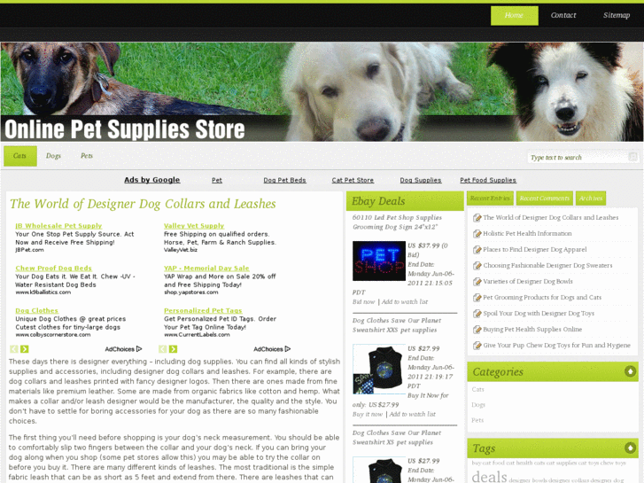 www.onlinepetsuppliesstore.net