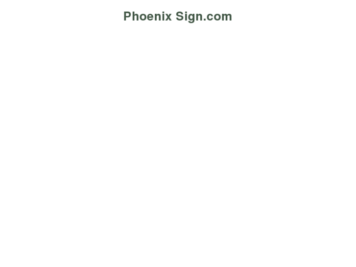 www.phoenixsign.com