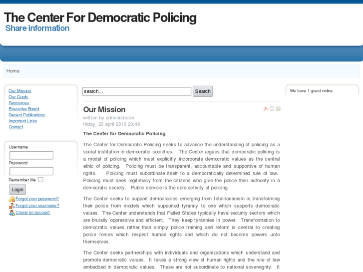 www.thecenterfordemocraticpolicing.org