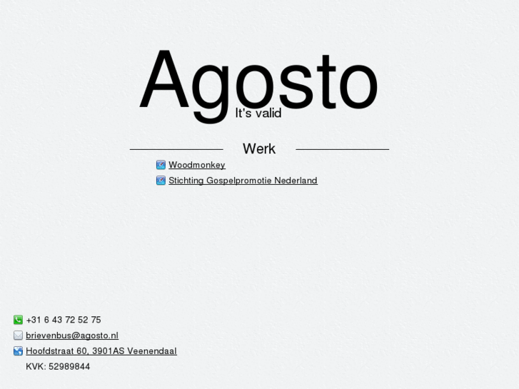 www.agosto.nl