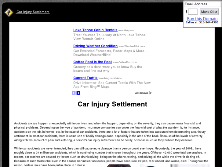 www.carinjurysettlement.com