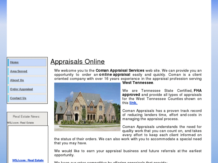www.comanappraisals.com