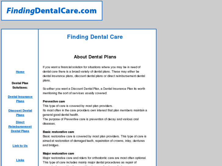 www.finding-dental-care.com