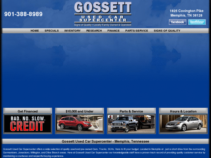 www.gossettusedcars.com