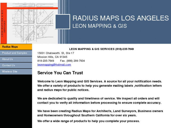 www.laradiusmaps.com