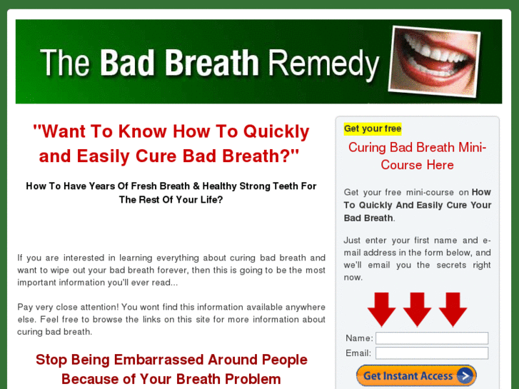 www.thebadbreathremedy.com