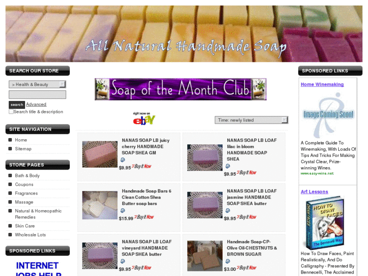 www.allnaturalhandmadesoap.com