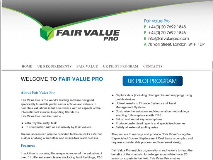 www.fairvaluepro.net