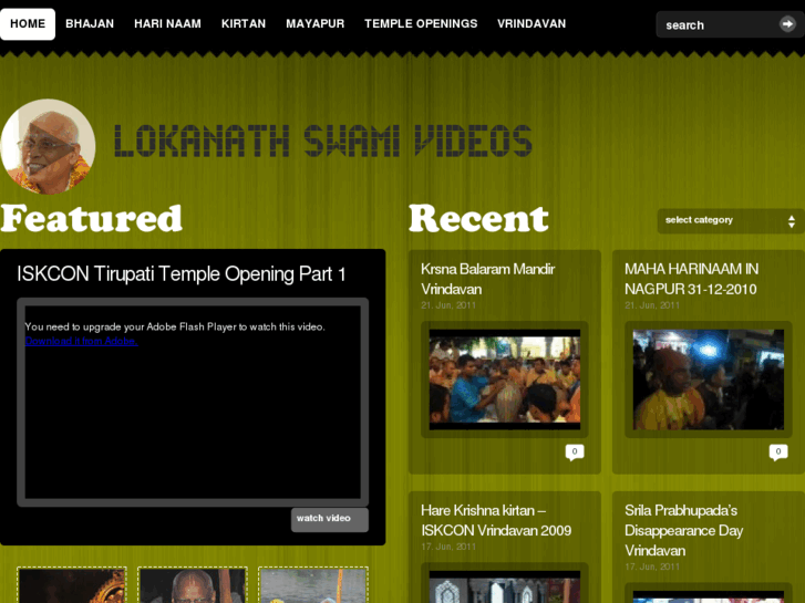 www.lokanathswamivideos.com