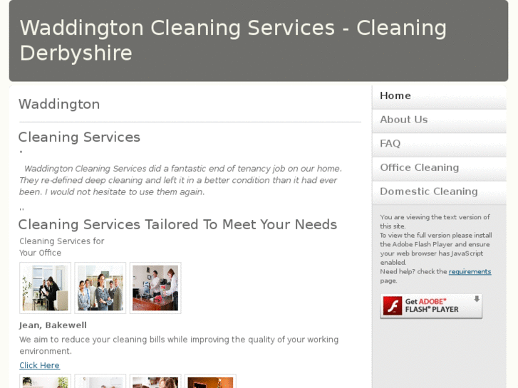 www.waddingtoncleaningservices.co.uk