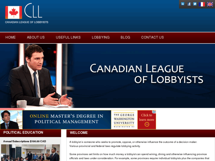 www.canadianleagueoflobbyists.com