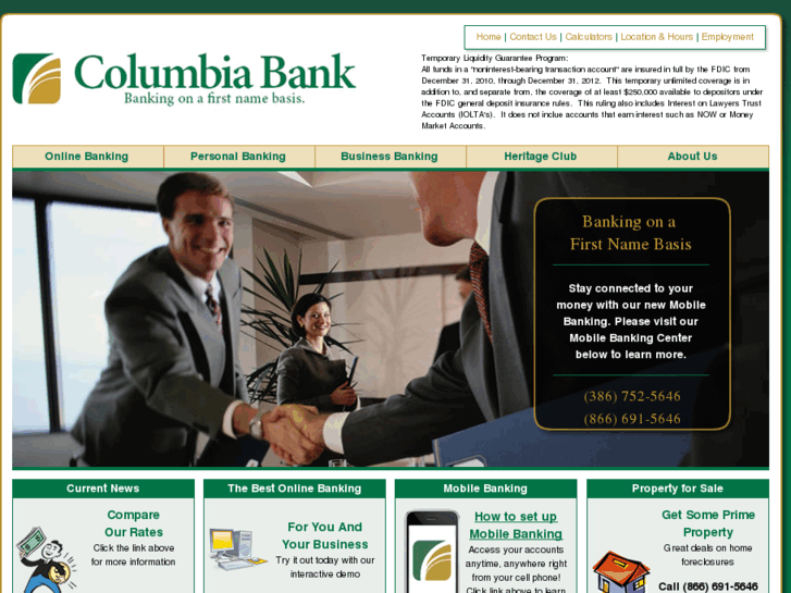 www.columbiabankflorida.com