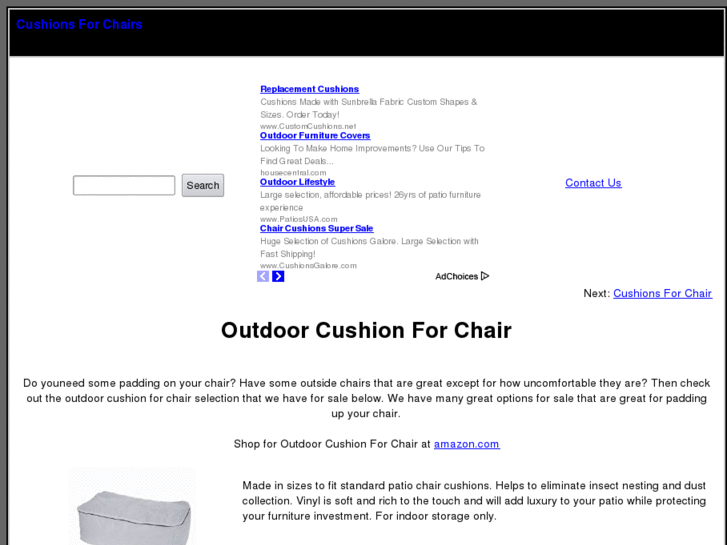 www.cushionsforchairs.com