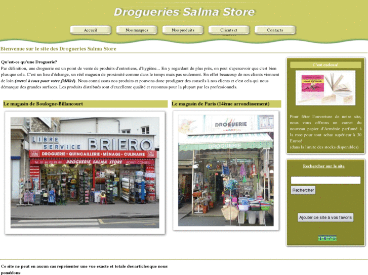 www.droguerie-salmastore.com