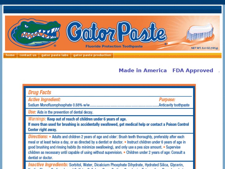 www.floridagatorpaste.com