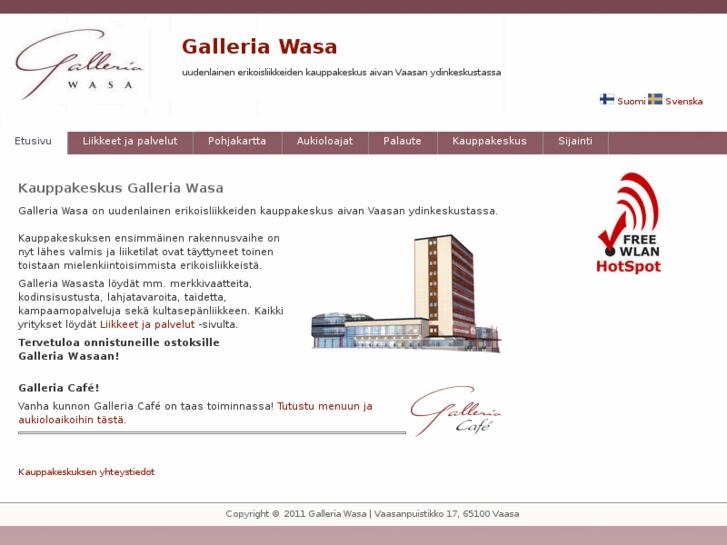 www.galleriawasa.fi