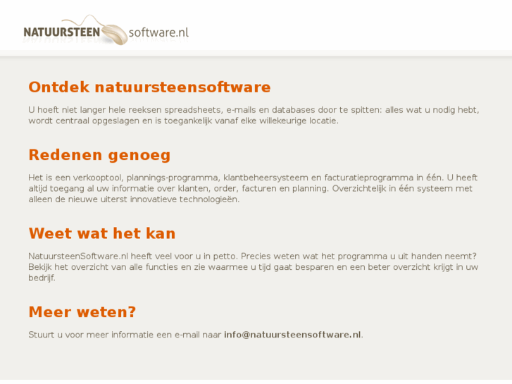 www.natuursteensoftware.nl