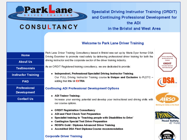 www.parklanedrivertraining.com