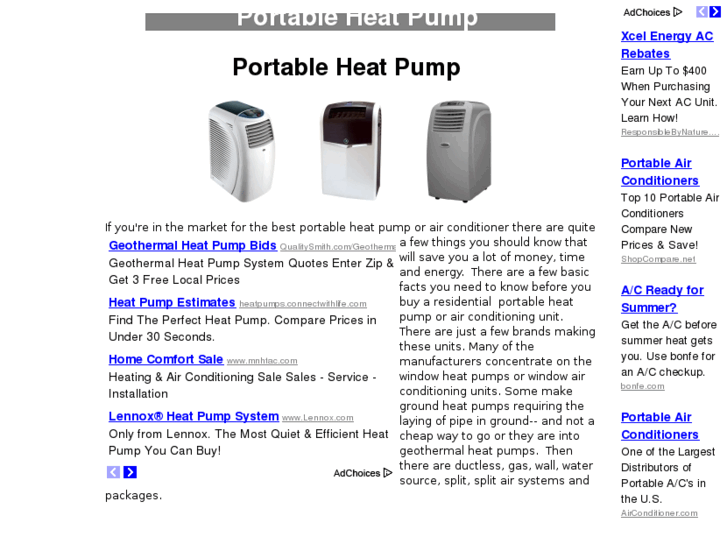 www.portableheatpump.net