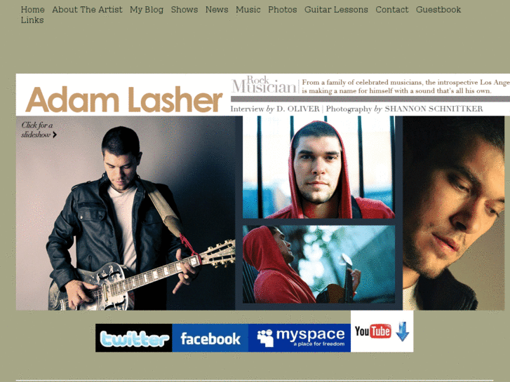 www.adamlasherband.com